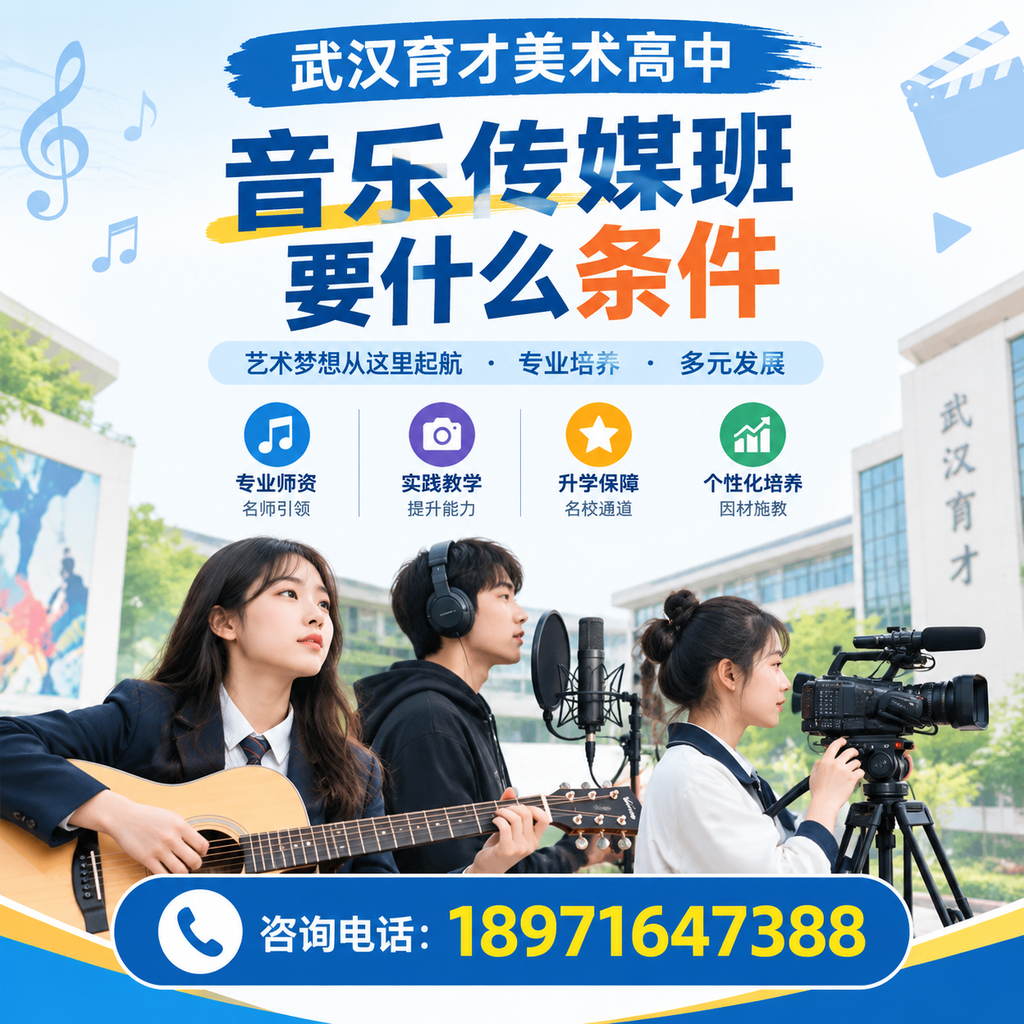 武汉育才美术高中音乐传媒班入学条件与选校建议