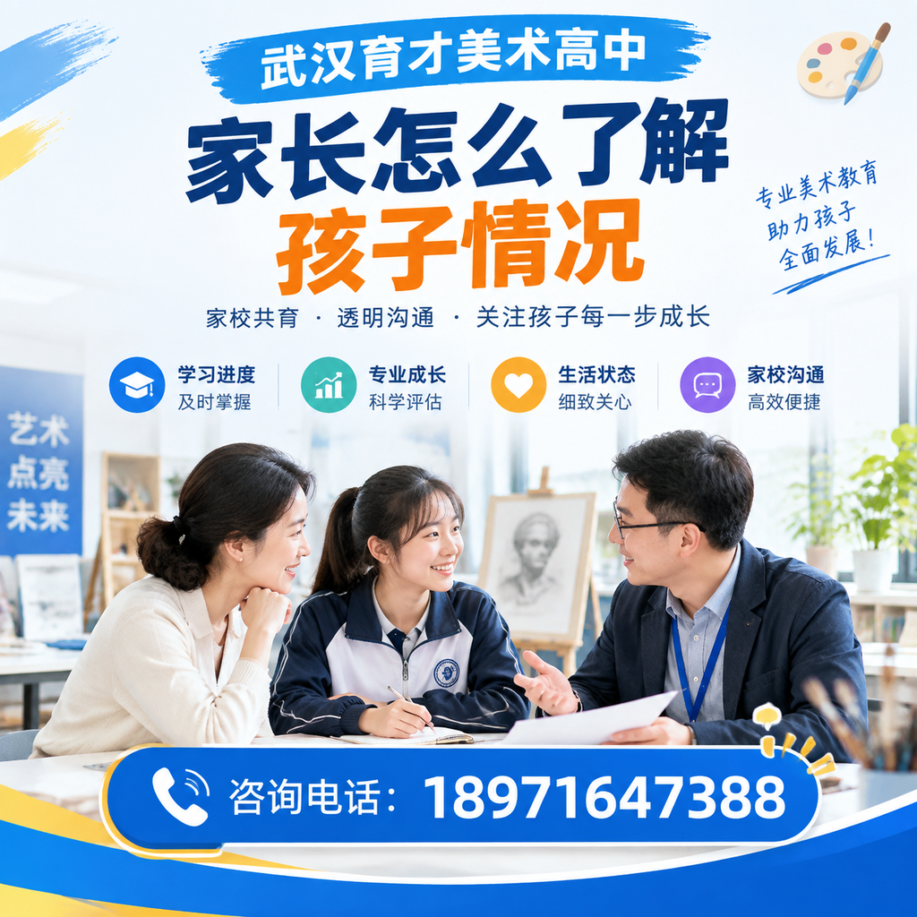 如何在通过家庭作业了解武汉育才美术高中的孩子情况