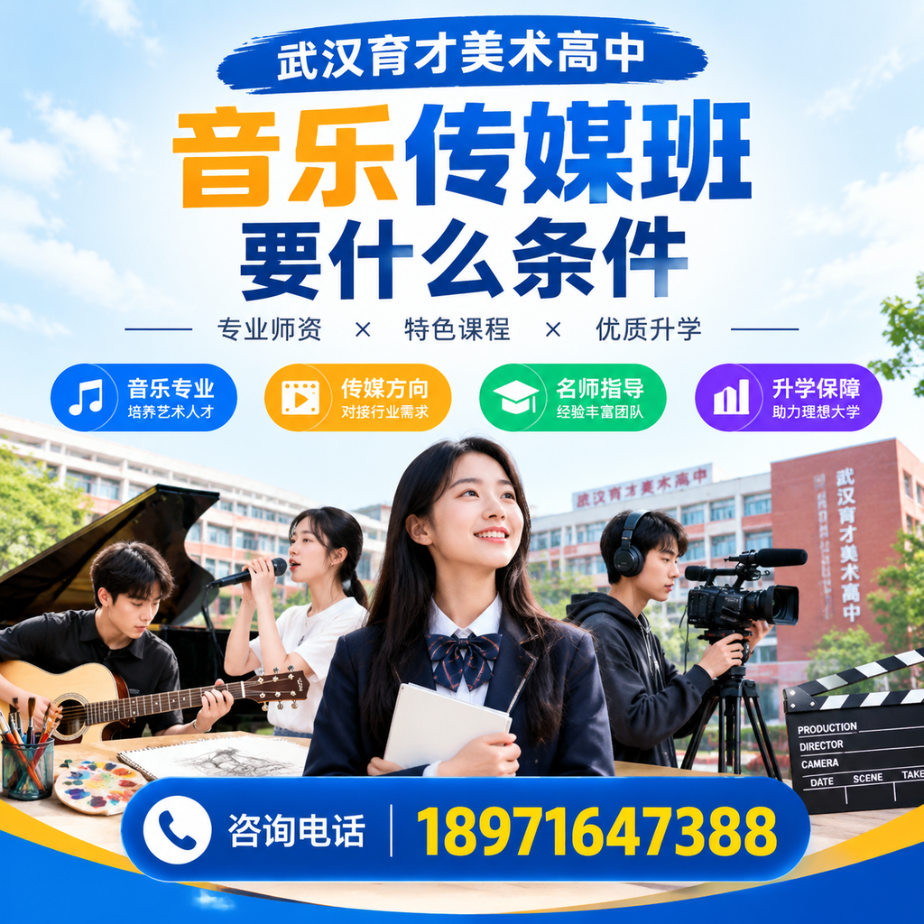 武汉育才美术高中音乐传媒班入学条件与专业选择攻略