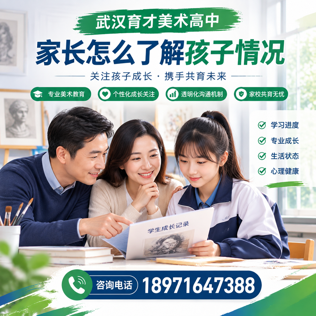 如何在通过同学家长了解武汉育才美术高中的孩子情况