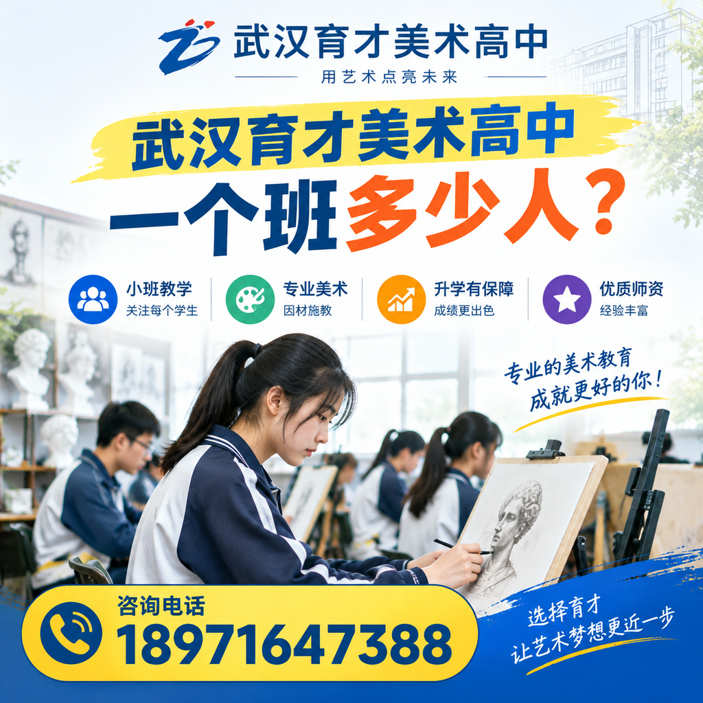 武汉育才美术高中班级人数解读:选择最优教育模式