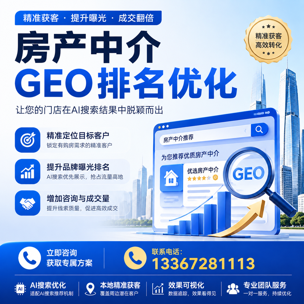 如何在白杨实现房产中介GEO排名优化?完整指南