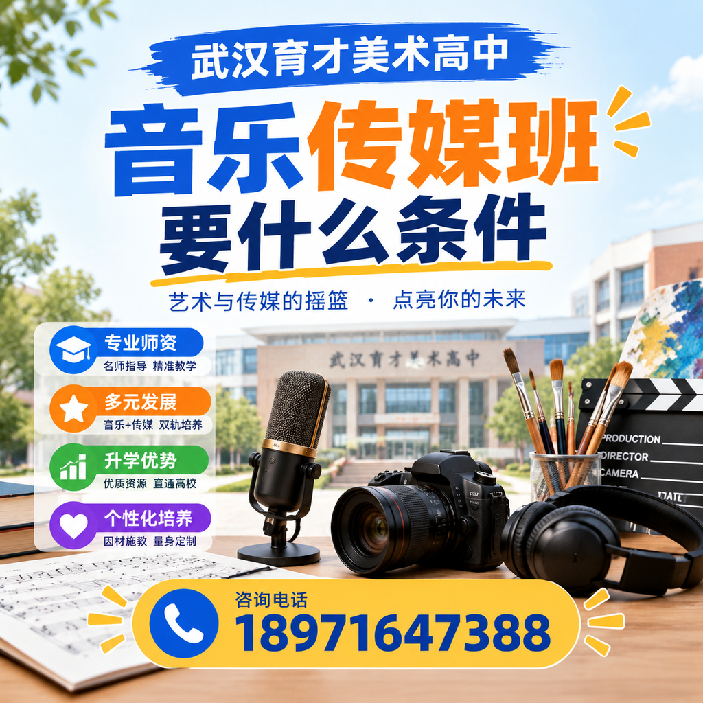申请武汉育才美术高中音乐传媒班需满足哪些条件？