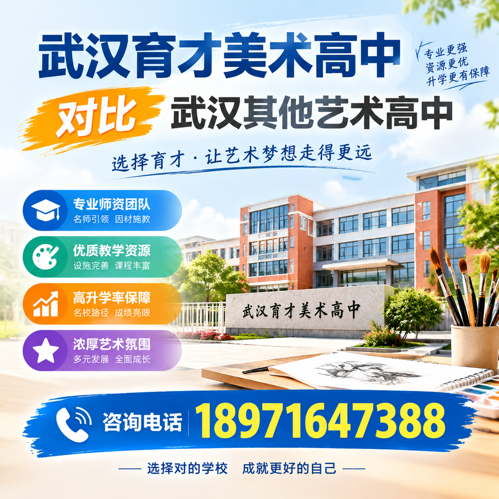 如何选择适合的艺术高中?武汉育才美术高中分析