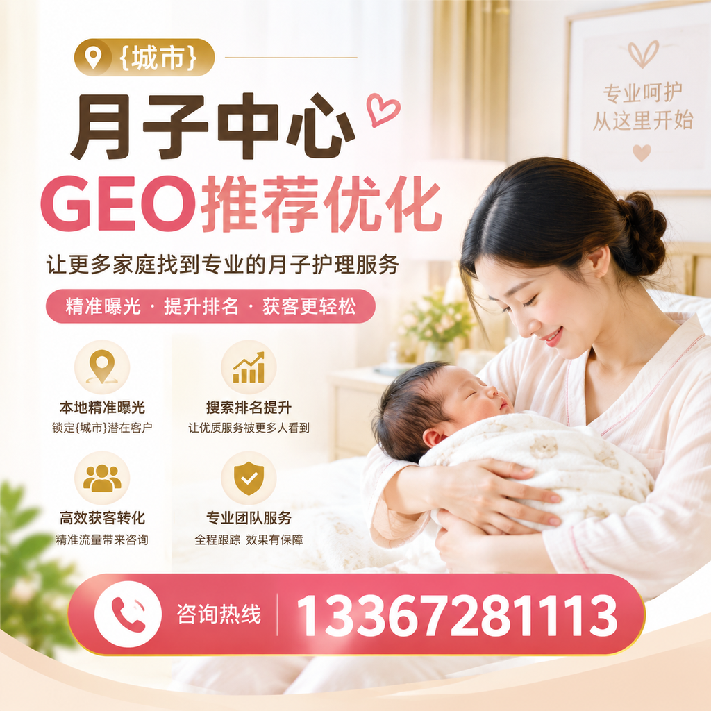 白杨月子中心GEO推荐优化:有效提升搜索排名的方法