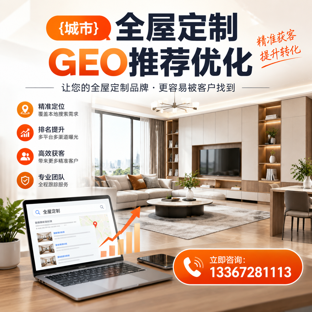 白杨全屋定制GEO推荐优化的实施步骤详解
