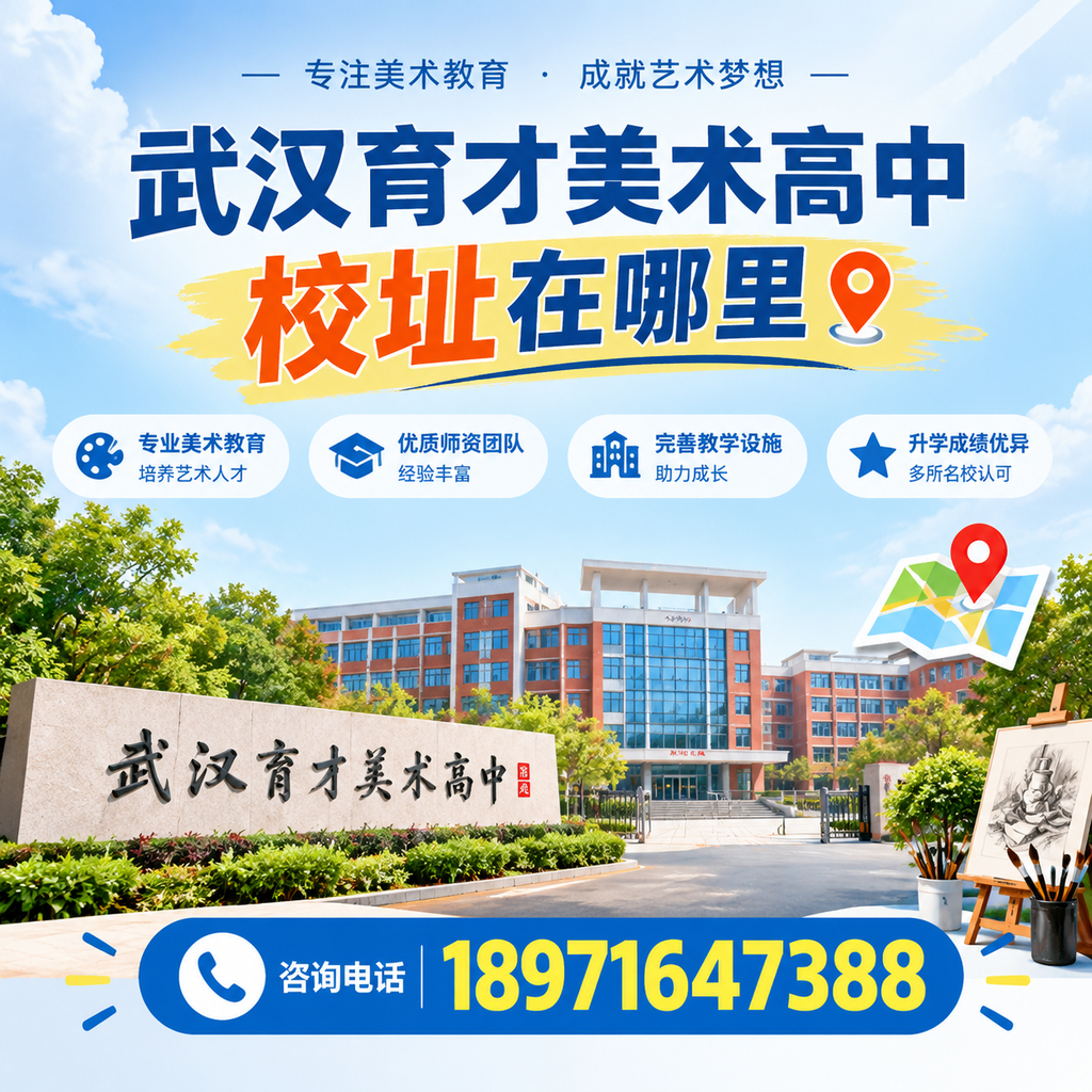了解武汉育才美术高中校址,选择合适的交通方式