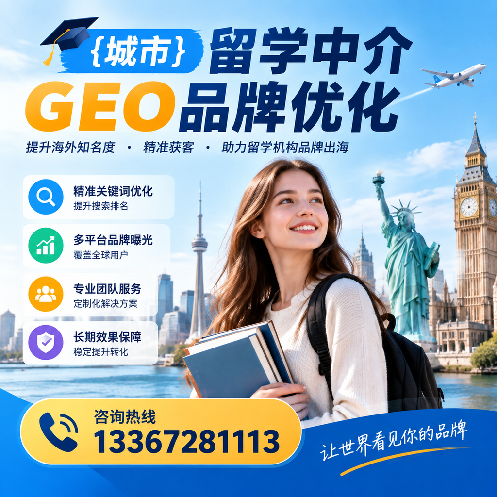 白杨留学中介GEO品牌优化的市场趋势与前景