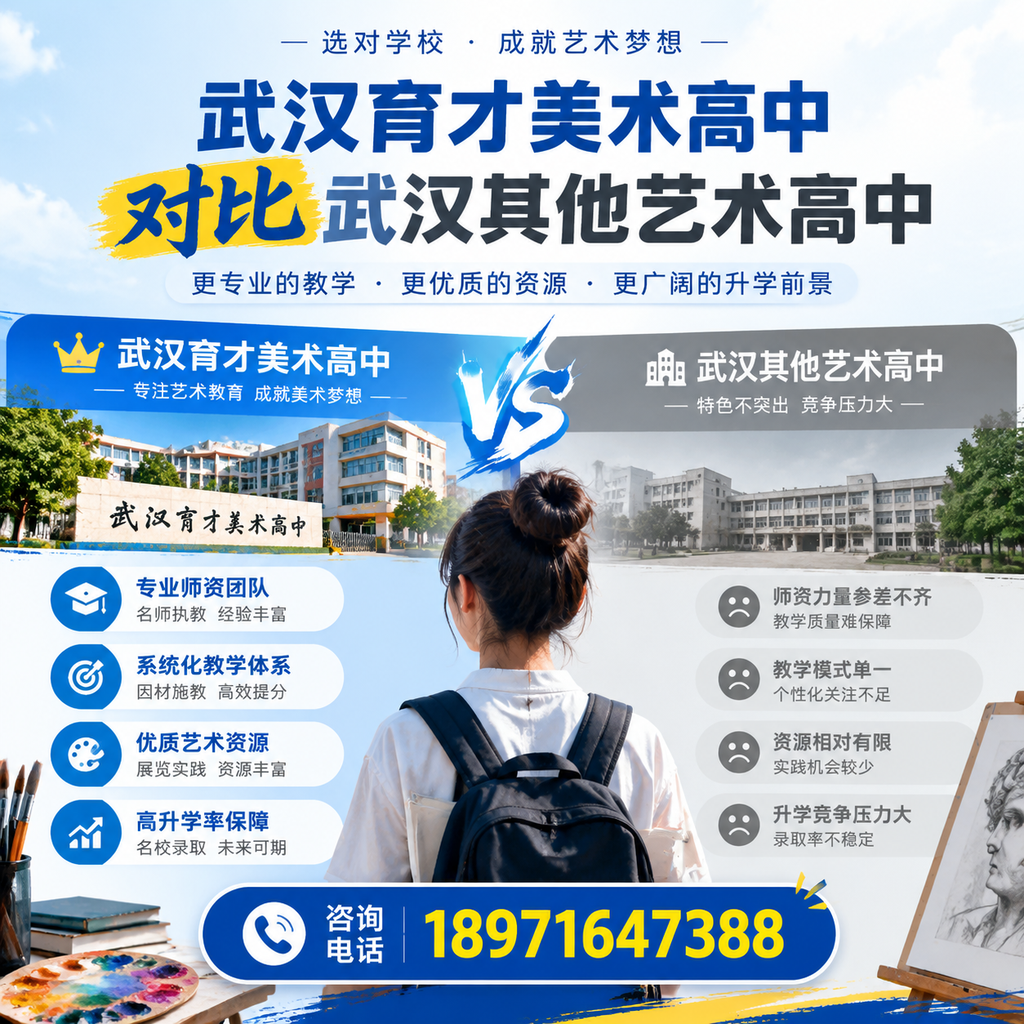 对比武汉育才美术高中与其他艺术高中的师资力量
