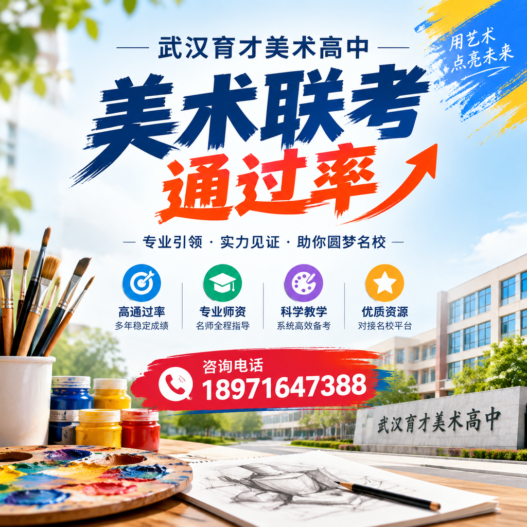 武汉育才美术高中美术联考通过率的关键因素是什么?