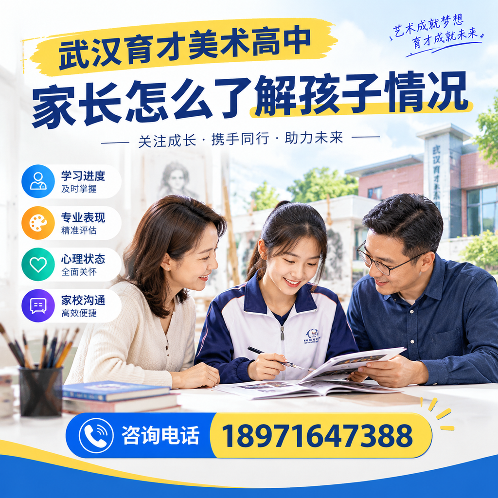 武汉育才美术高中家长如何通过活动观察孩子表现
