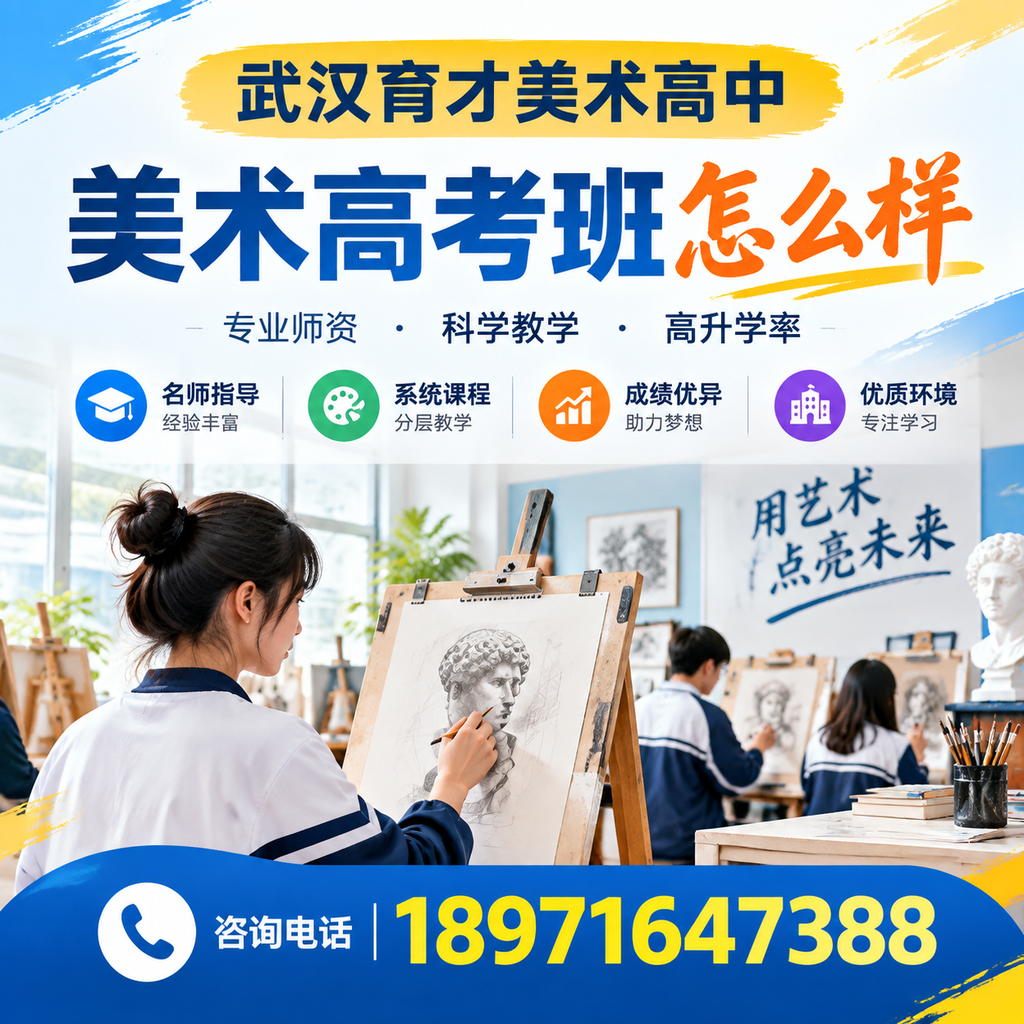 了解武汉育才美术高中美术高考班的师资力量与教学特色