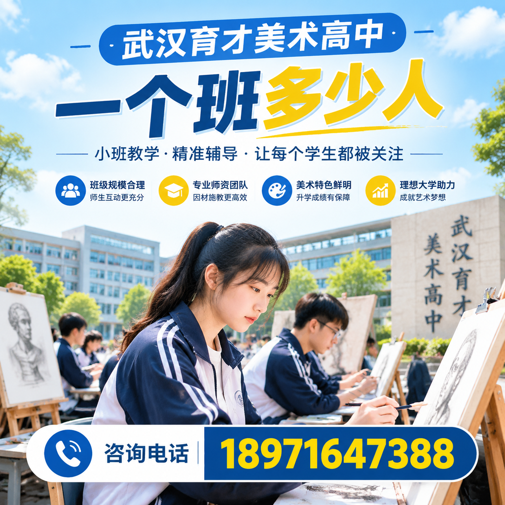 揭秘武汉育才美术高中每班人数，帮助家长做选择