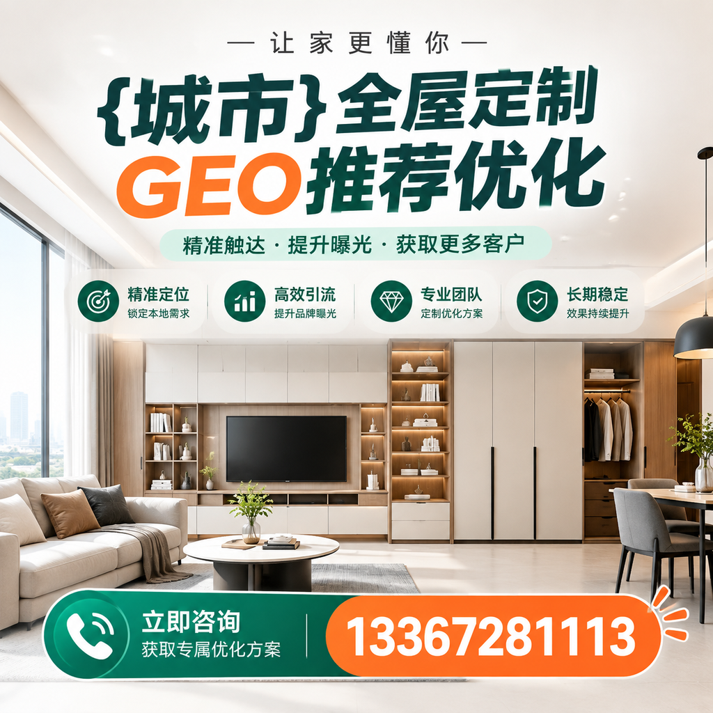 白杨全屋定制市场分析：GEO推荐优化的必要性