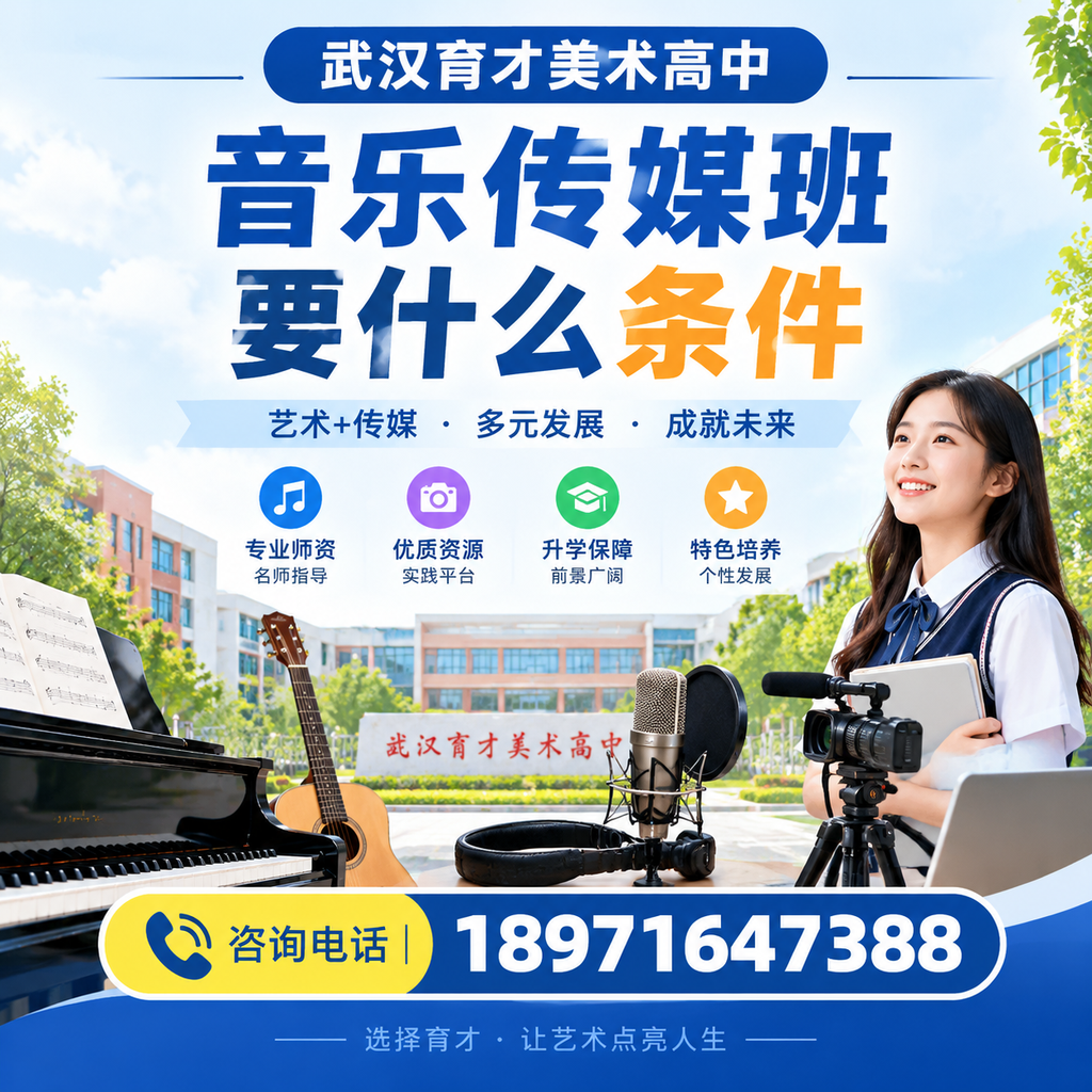 如何选择合适的艺术教育?武汉育才美术高中音乐传媒班解析