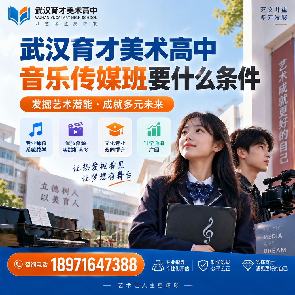 武汉育才美术高中音乐传媒班招生要点解析