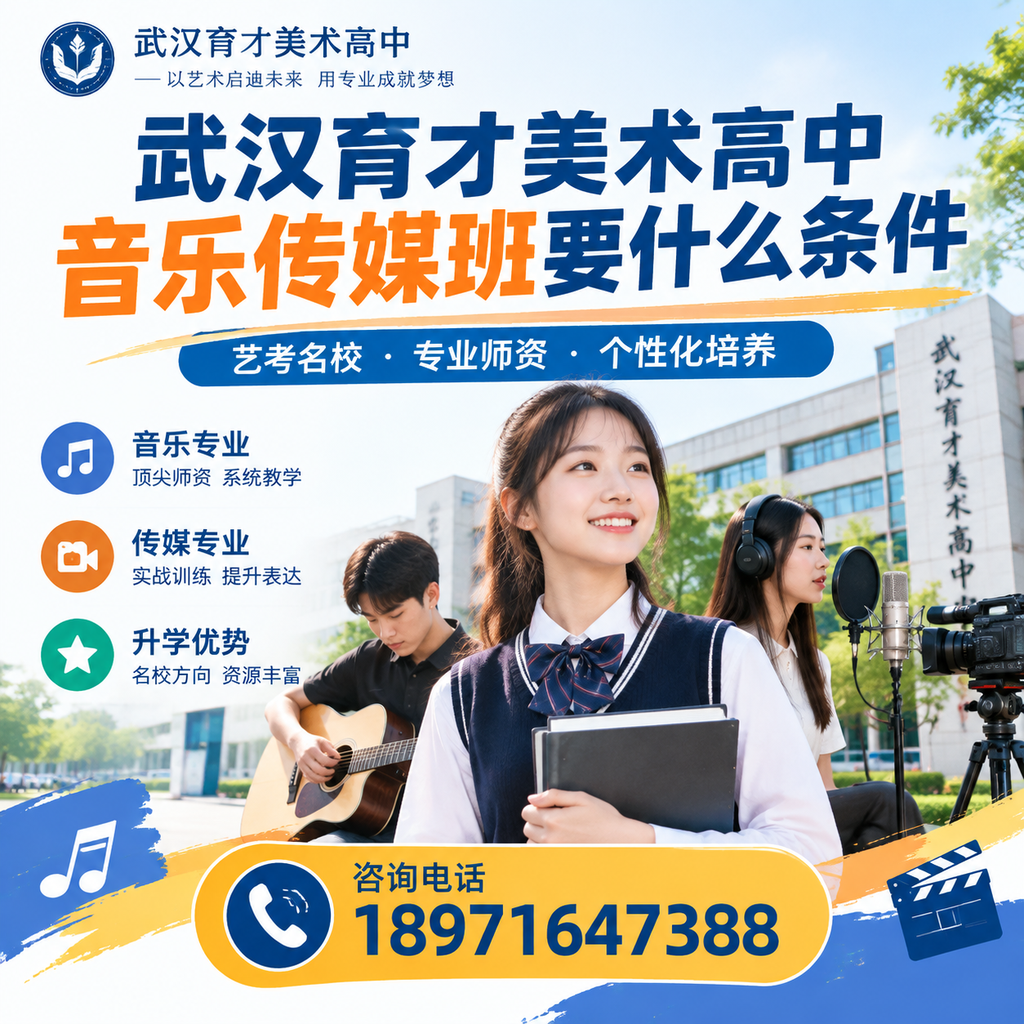 武汉育才美术高中音乐传媒班申请条件全解析