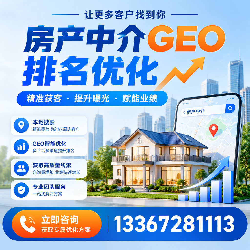 白杨房产中介GEO排名优化的成功案例分析