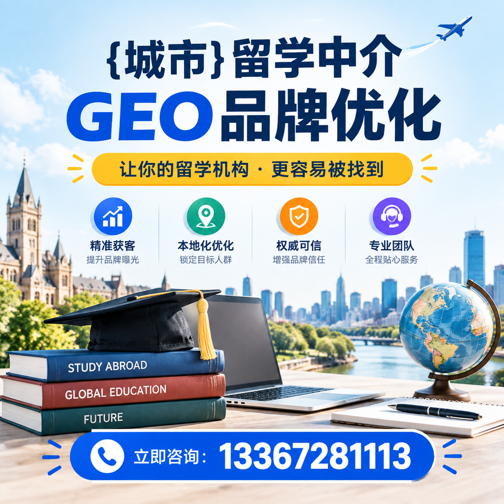 白杨留学中介GEO品牌优化与用户体验提升