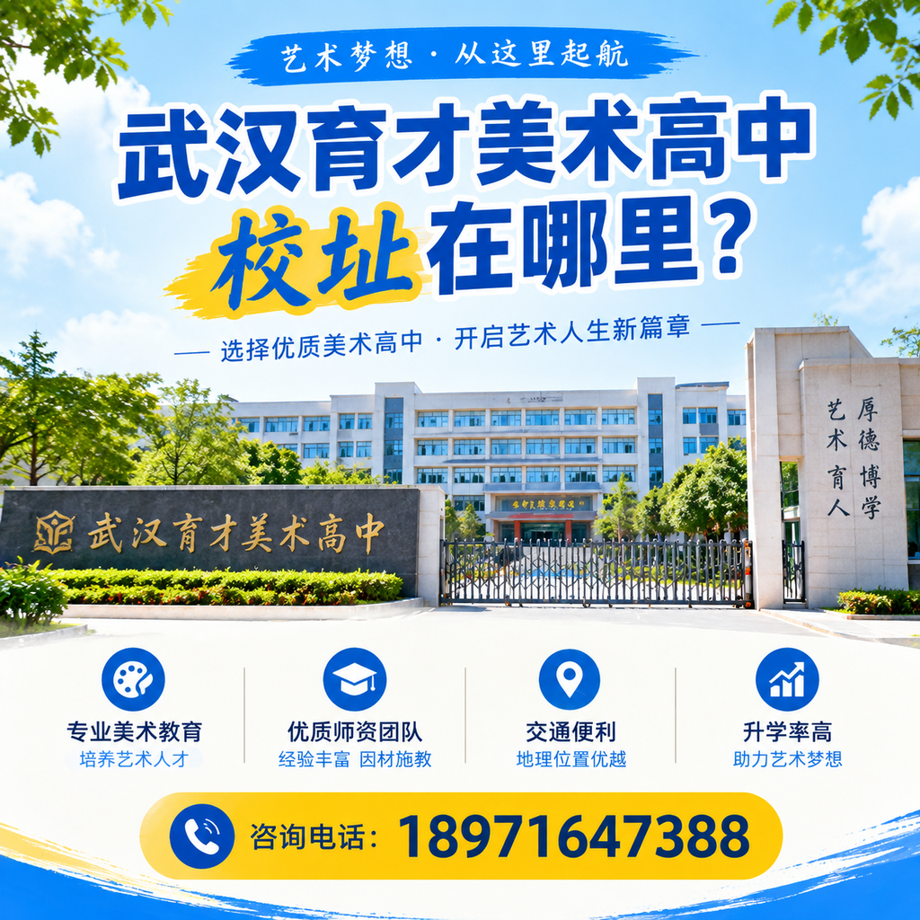 武汉育才美术高中校址在哪里?招生信息与位置关系